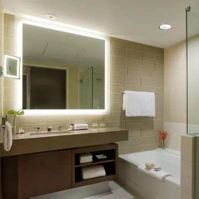 Silhouette Lighted Mirror by Electric Mirror at