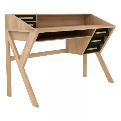 Oak Origami Desk by Ethnicraft at