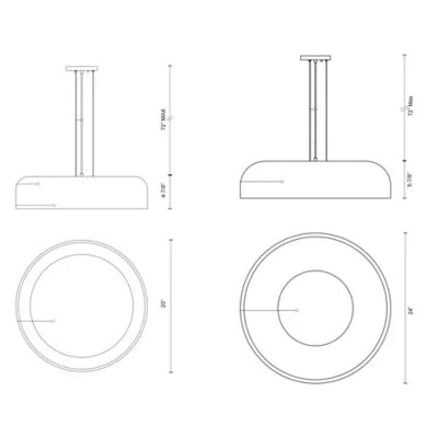 Beacon LED Pendant by Kuzco Lighting at