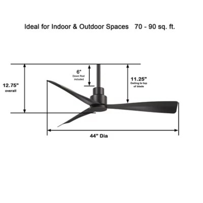Simple Outdoor Ceiling Fan by Minka Aire Fans at