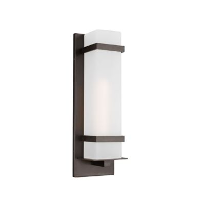 Alban Square Outdoor Wall Sconce by Sea Gull Lighting at
