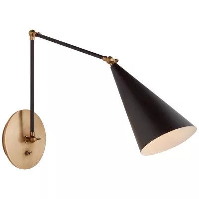 Clemente Swing Arm Wall Sconce by Visual Comfort at