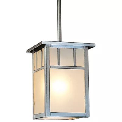 Huntington Outdoor Pendant with Stem by Arroyo Craftsman at