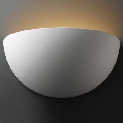 Quarter Sphere Wall Sconce by Justice Design Group at