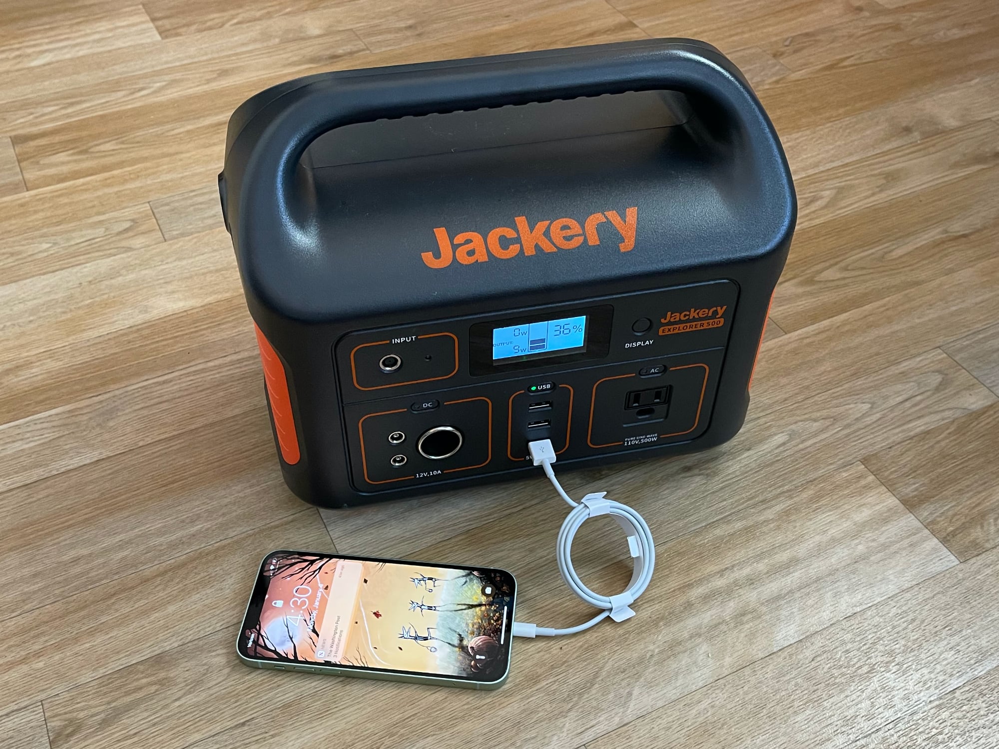 Review Jackery's Explorer 500 Portable Power Station is Useful for