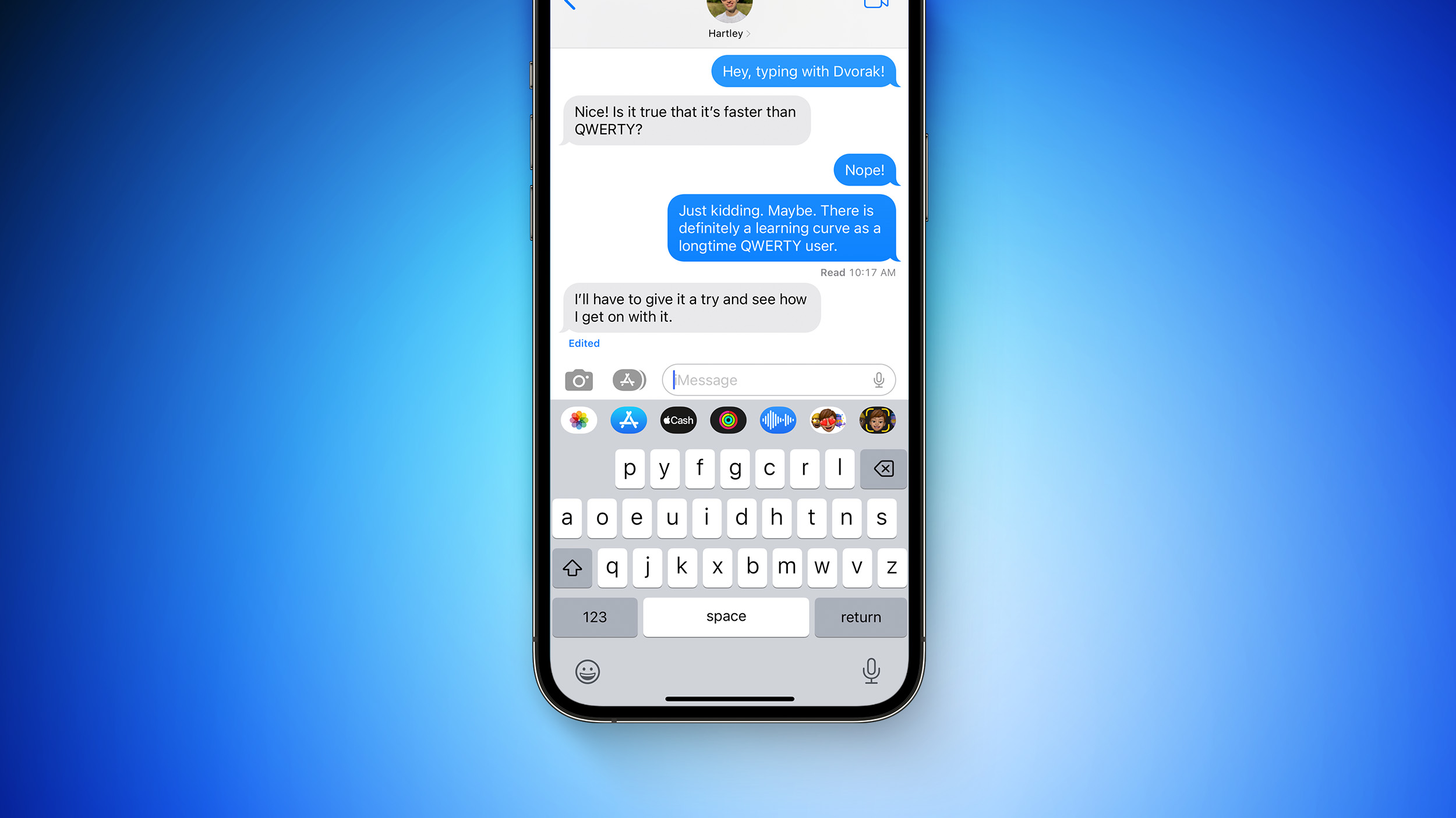 iOS 16 Features an AllNew iPhone Keyboard Layout Option All About