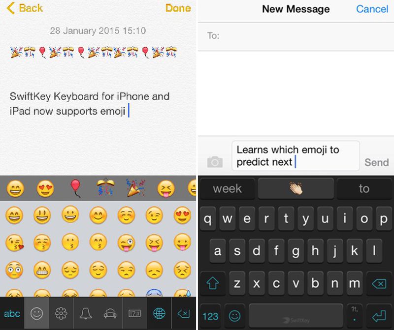 SwiftKey Keyboard for iOS Updated With Emoji, Flow Typing