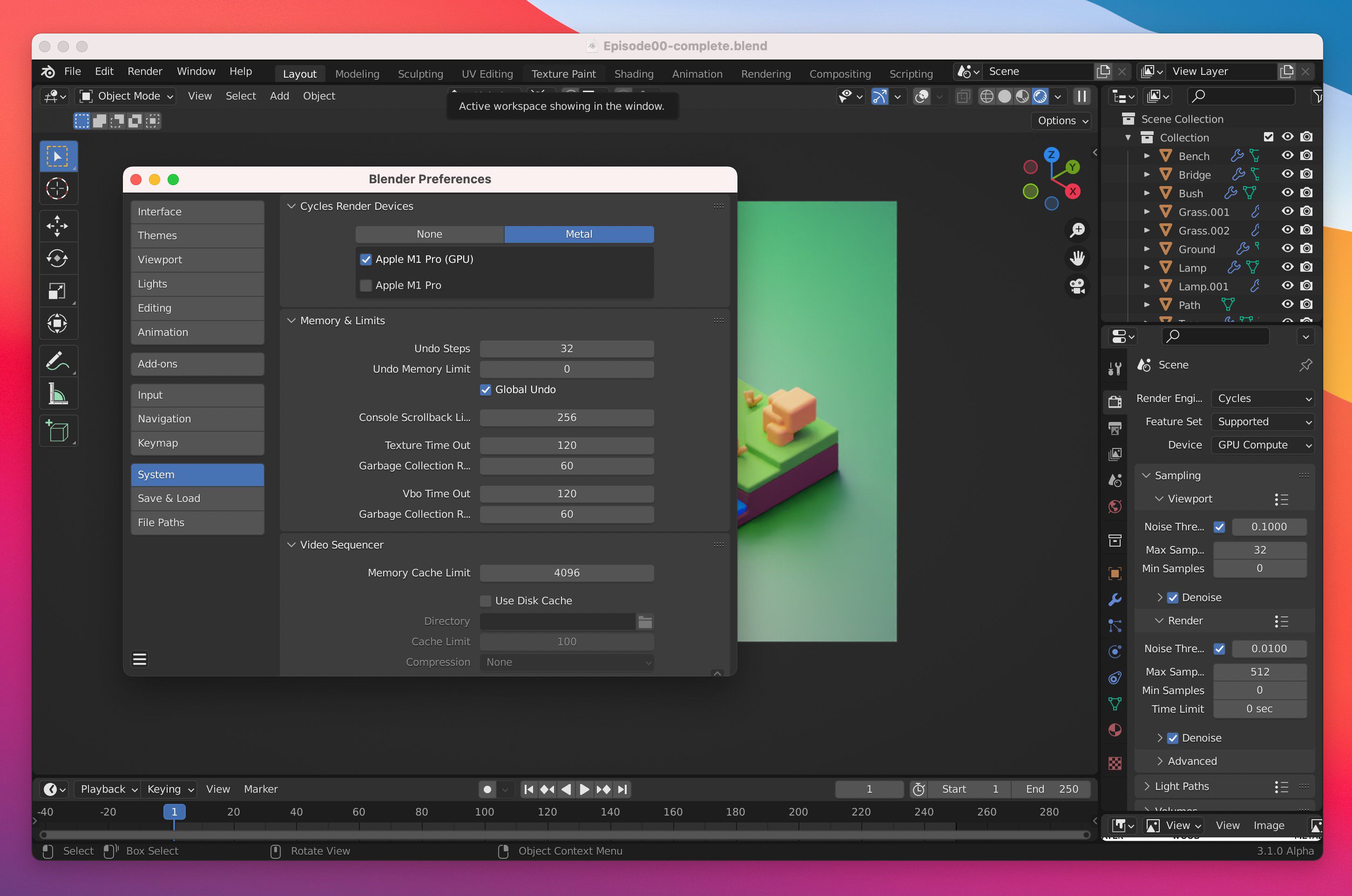 How to go to render view in blender on mac victoriansa