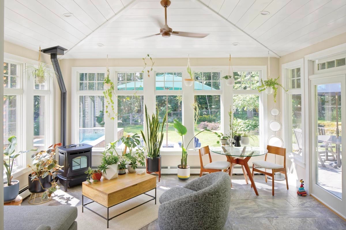 Art — And Plants! — Enliven Virtually Every Surface In This Topsham