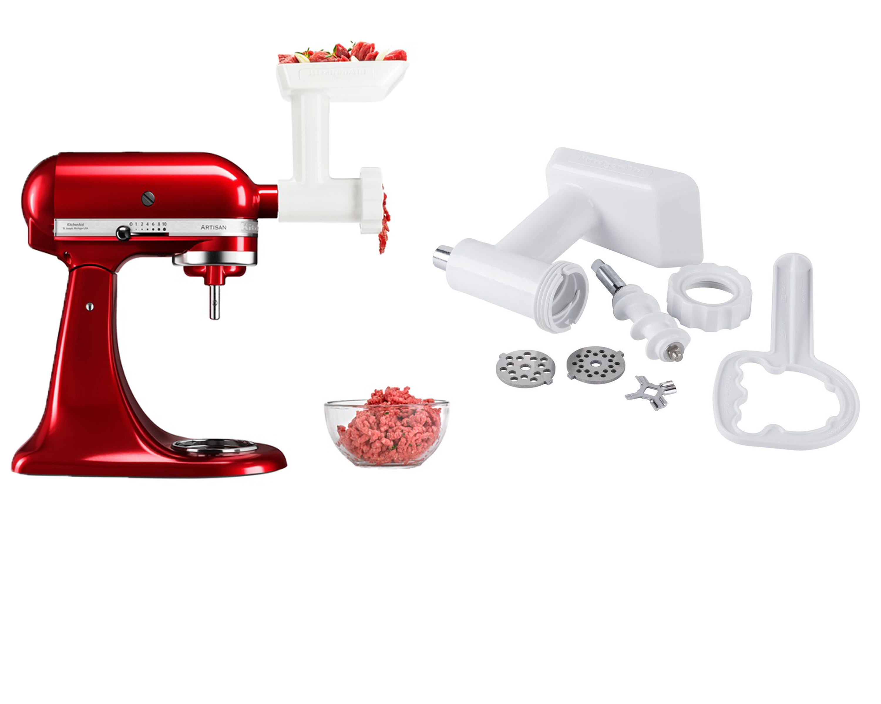 อุปกรณ์เสริมช่วยบดเนื้อ 5KSMFGAG Meat Grinder/Mincer Makro PRO