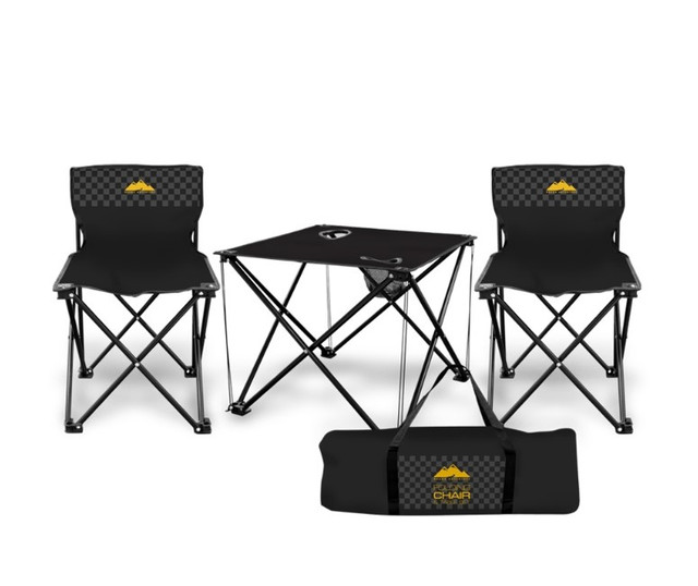 ชุดโต๊ะพับสนาม พร้อมเก้าอี้+กระเป๋า Camping Table Set โต๊ะพับแคมปิ้ง