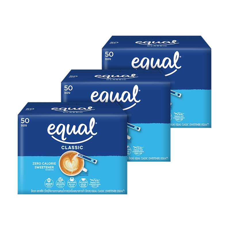 EQUAL Sugar 50 sachets x 3 Makro PRO