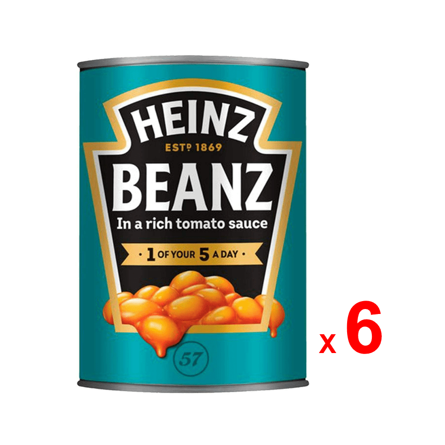 HEINZ Baked Beans in Tomato Sauce GlutenFree 415g x 6 cans Makro PRO