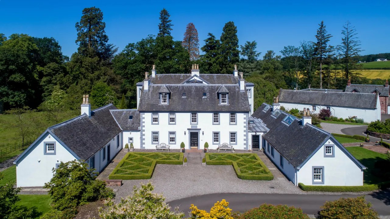 Scottish Estate on Historic Site Close to Glasgow Asks £2.35 Million