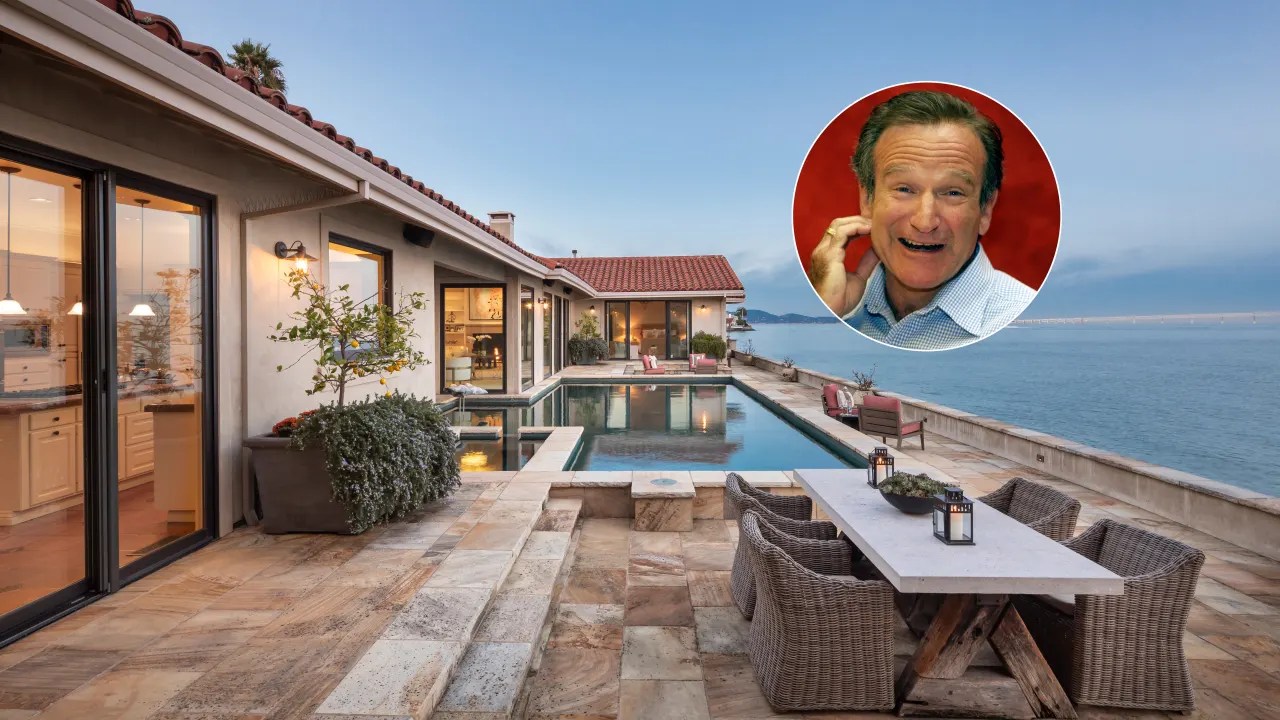 Waterfront California Home of the Late Robin Williams Lists for 7.25