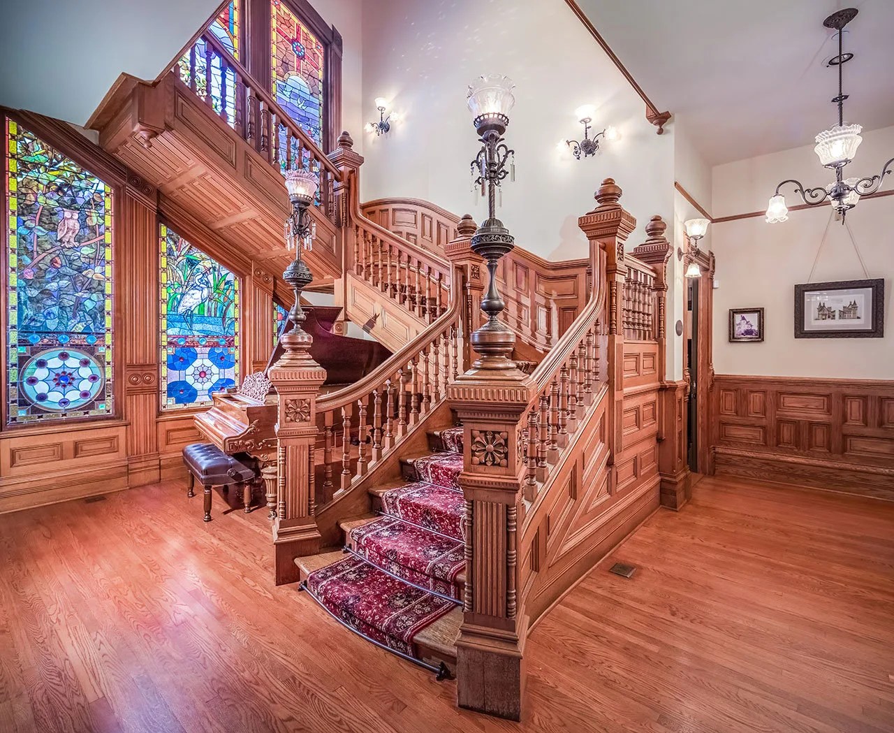 Queen Anne Victorian House Interior