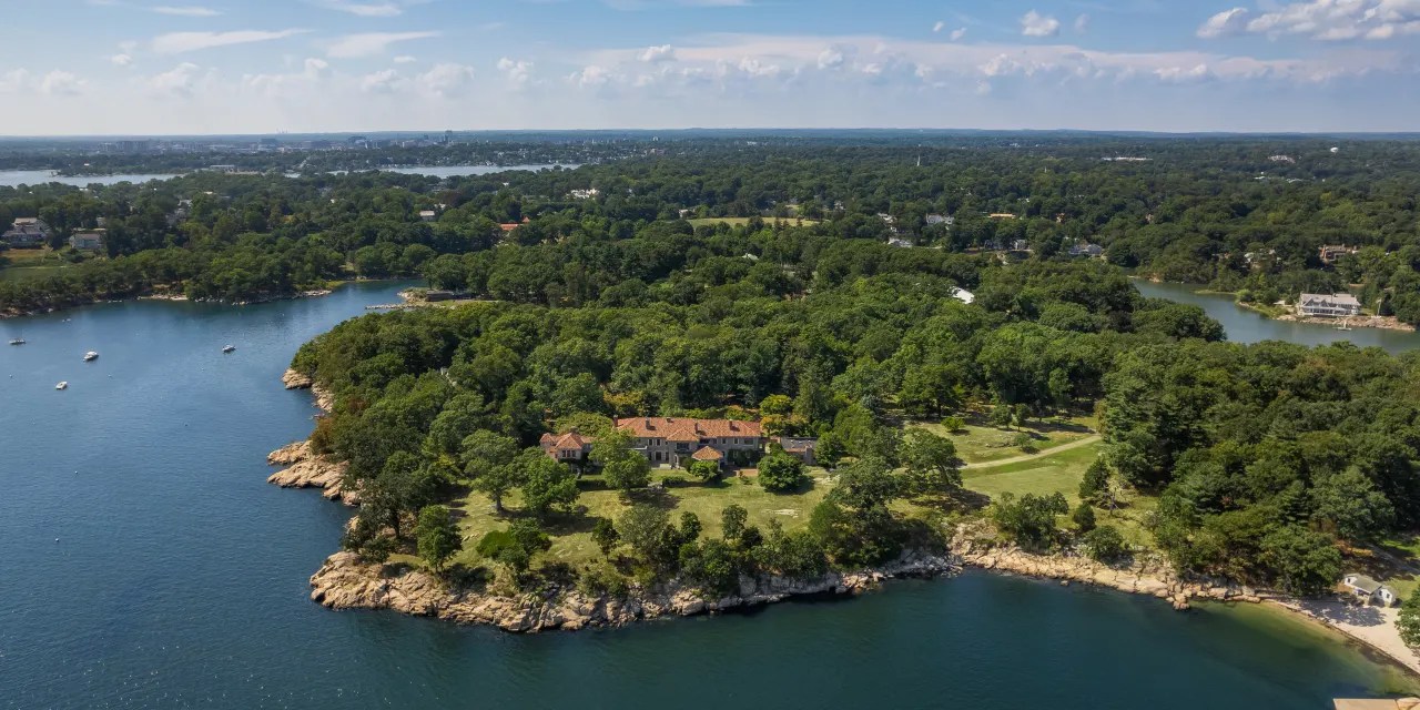 Private Connecticut Island With a 120YearOld Mansion Set to Sell for