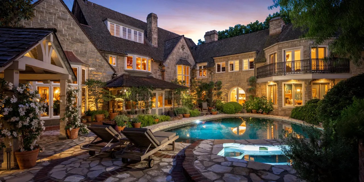 Fully Restored English Revival in L.A.’s Hancock Park Neighborhood