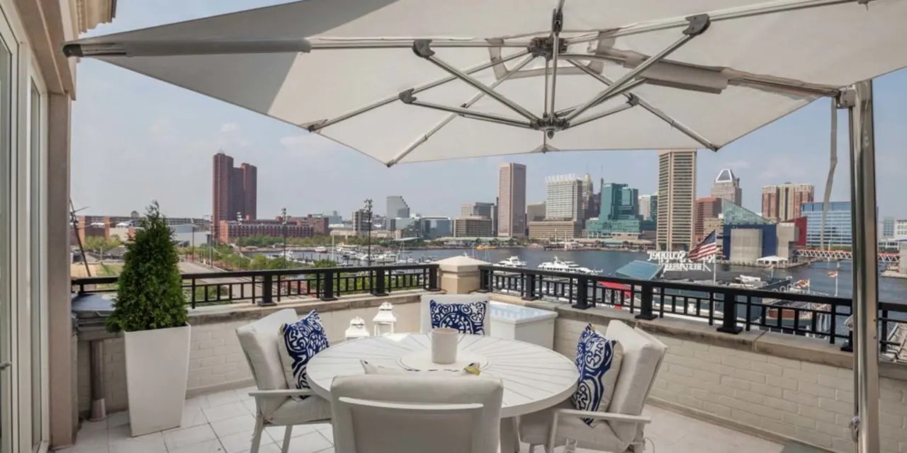 Late Novelist Tom Clancy’s Baltimore Penthouse Hits the Auction Block