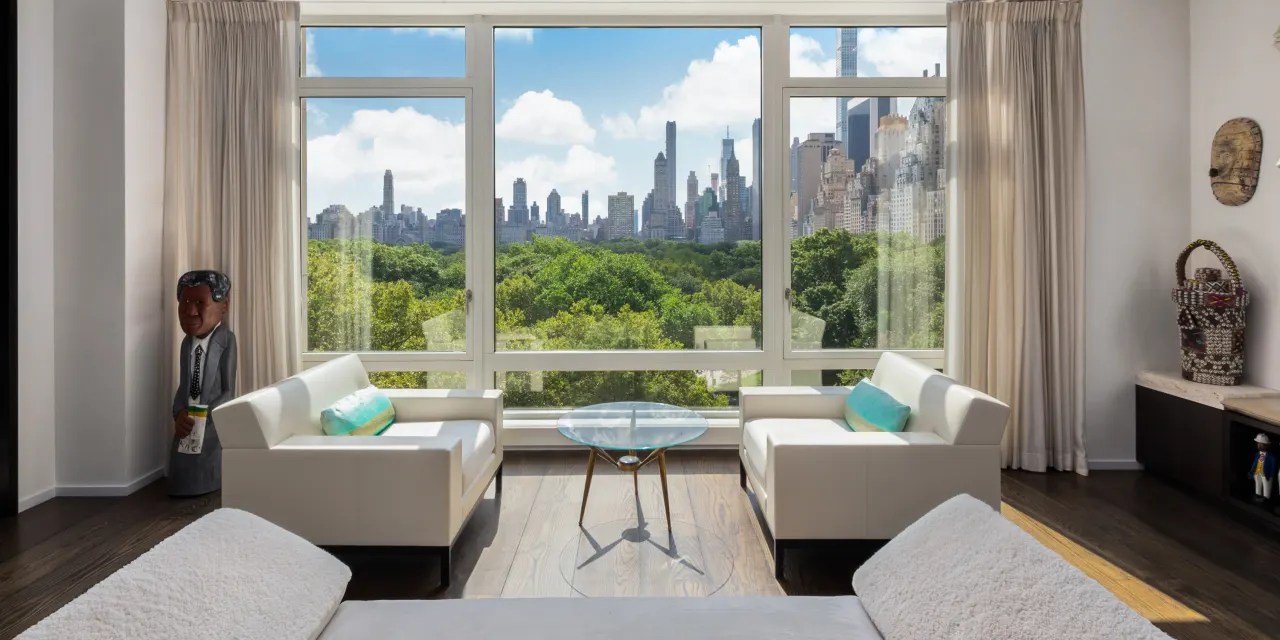 NinthFloor Apartment in a Famed Robert A.M. SternDesigned Building that Faces Central Park