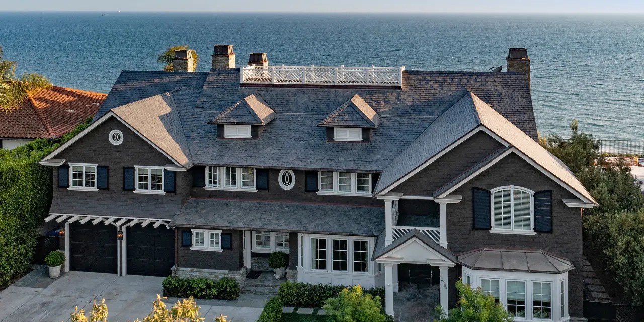 Oceanfront NantucketStyle Mansion in Pacific Palisades, California