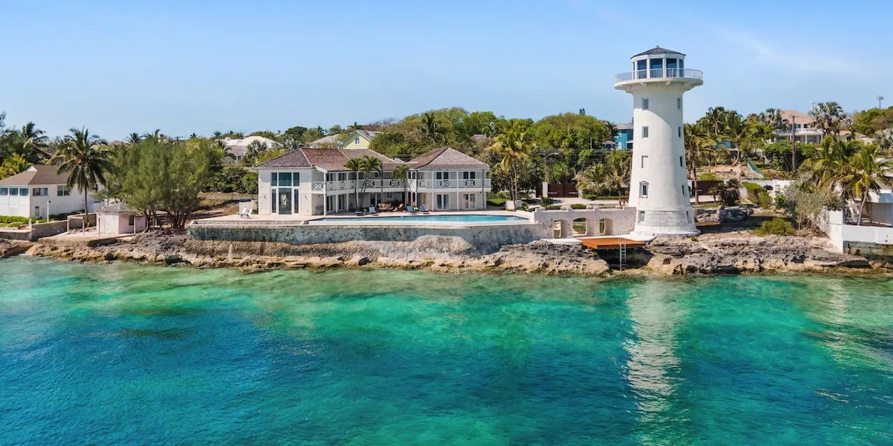 Waterfront Bahamas Home Comes With Its Own FiveStory Lighthouse