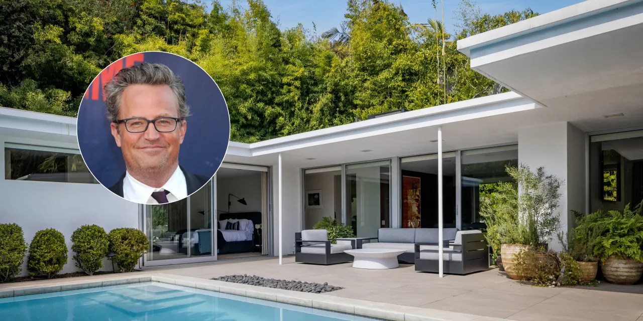 Matthew Perry’s Los Angeles House Selling for 5.195 Million Mansion