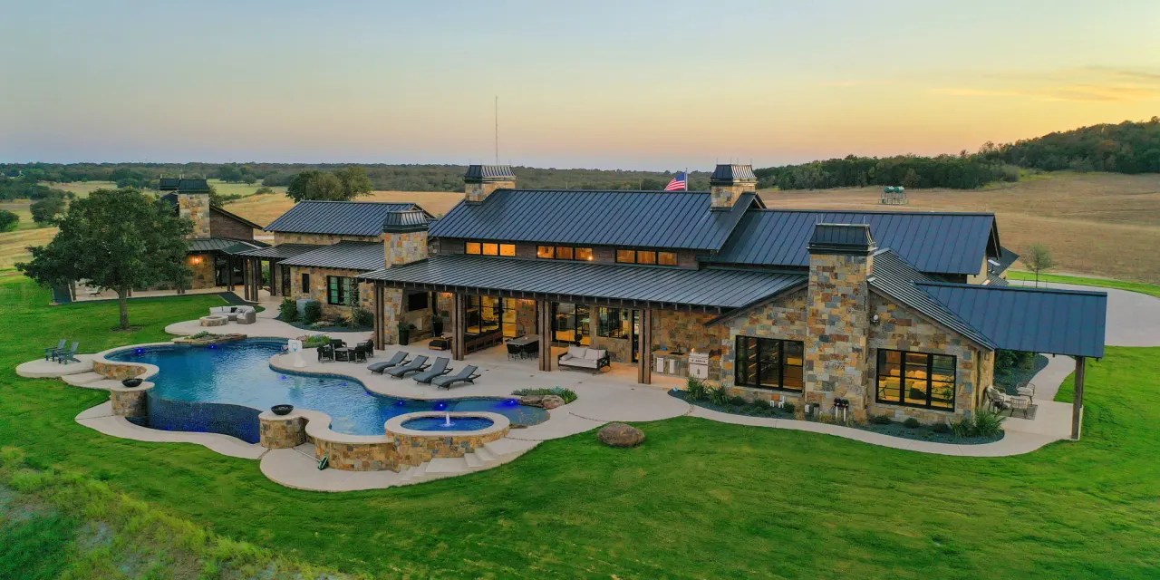 600Acre Texas Ranch With a Modern Farmhouse Mansion Lists Outside Fort