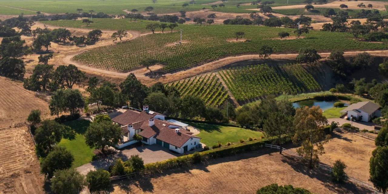 Renovated Vineyard Estate in Santa Ynez, California, Asks 5.4 Million