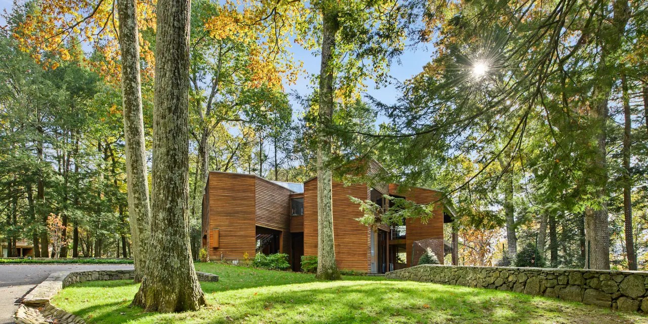 Surrounded by Trees, This Home in New York Feels Like Being in a