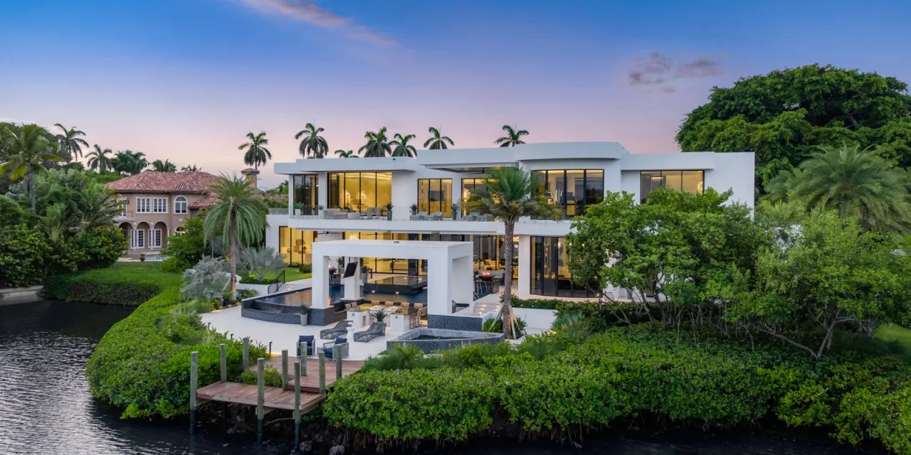 South Florida Megamansion With a Mini Moat Lists for Nearly 30 Million