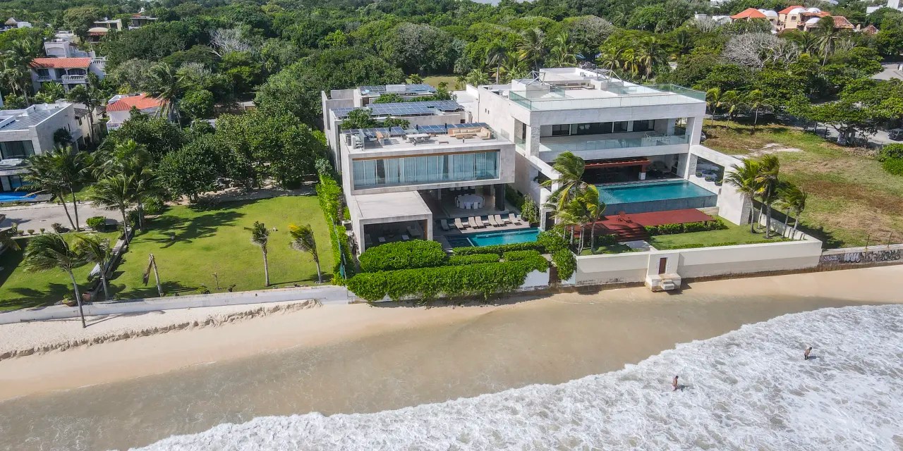 Beachfront Villa in Riviera Maya, Mexico, Hits the Market for 8.9 Million Mansion Global