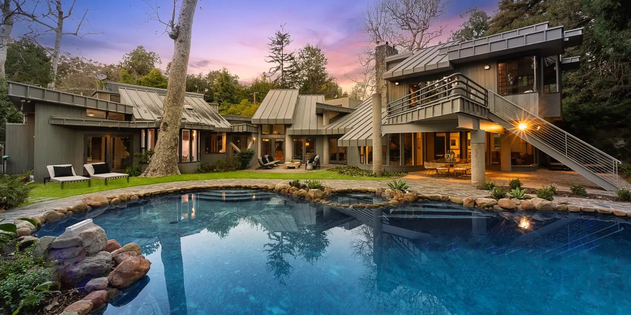A Rustic Canyon, California, Estate Hits the Market for the First Time