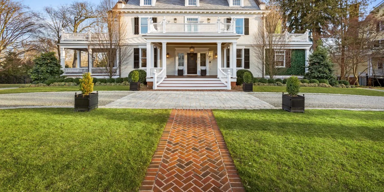 A More Than 120YearOld New Jersey Mansion With a Modern Reno Lists for 5.5 Million Mansion