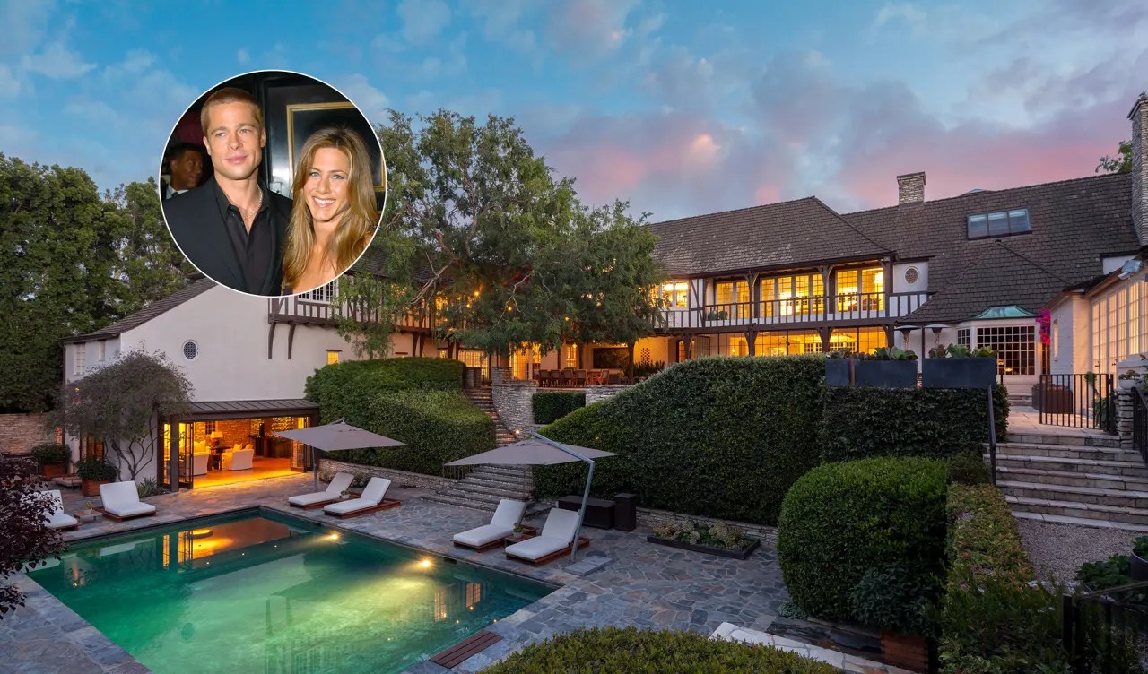Former Beverly Hills Home of Jennifer Aniston and Brad Pitt Asks 49