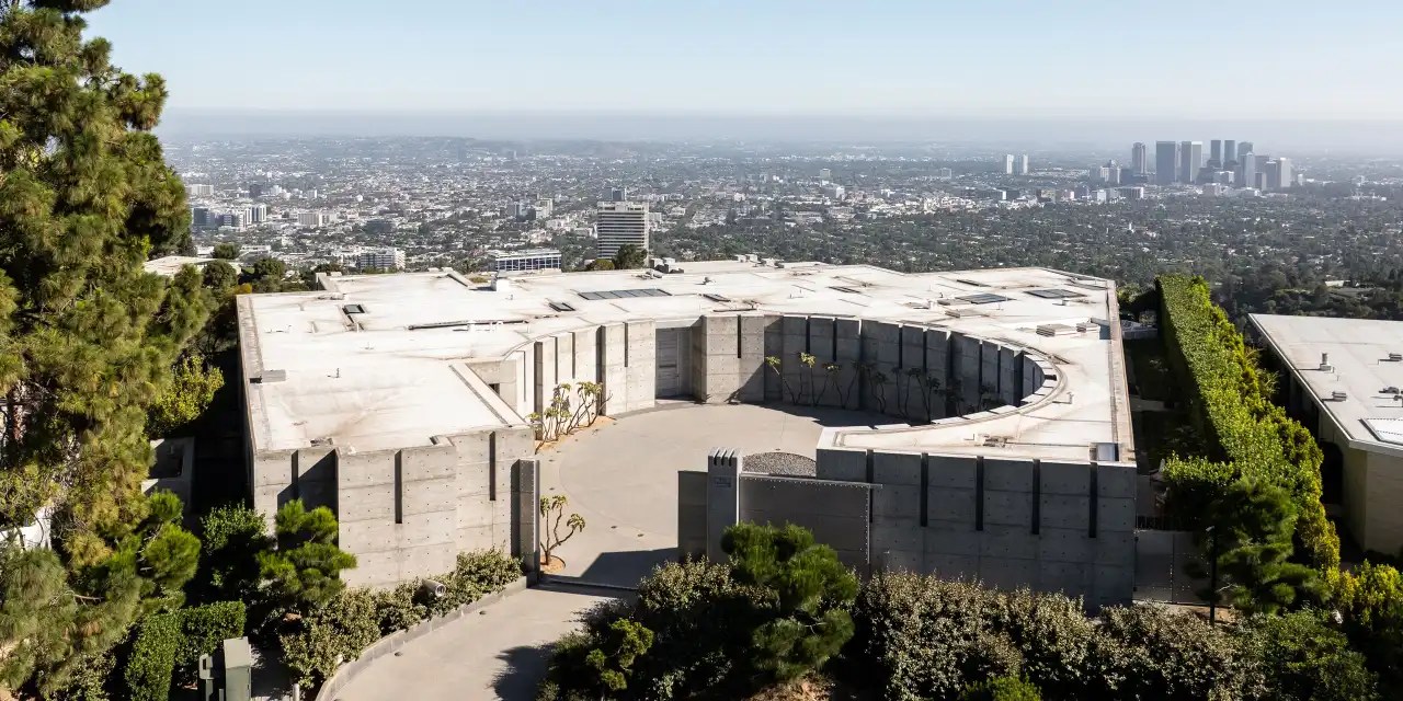 Oakley Founder’s Brutalist, Steampunk Megamansion in Beverly Hills(09)