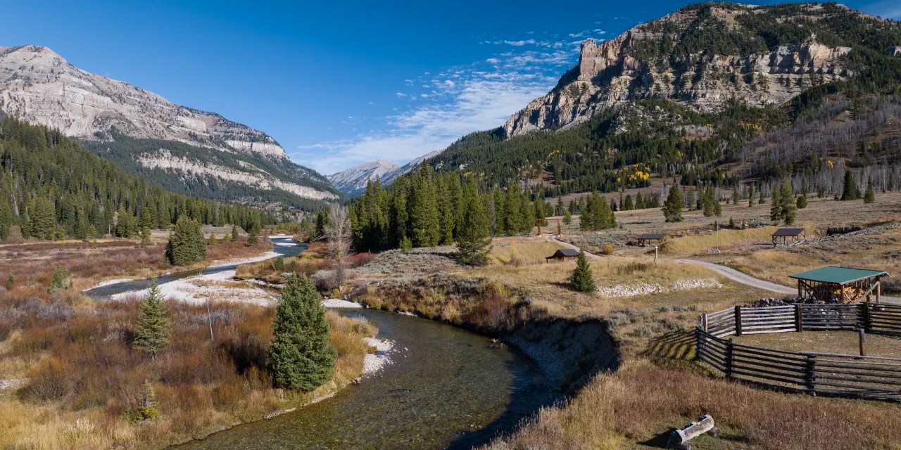 A 34Acre Wyoming Ranch Surrounded by National Forest Is on the Market