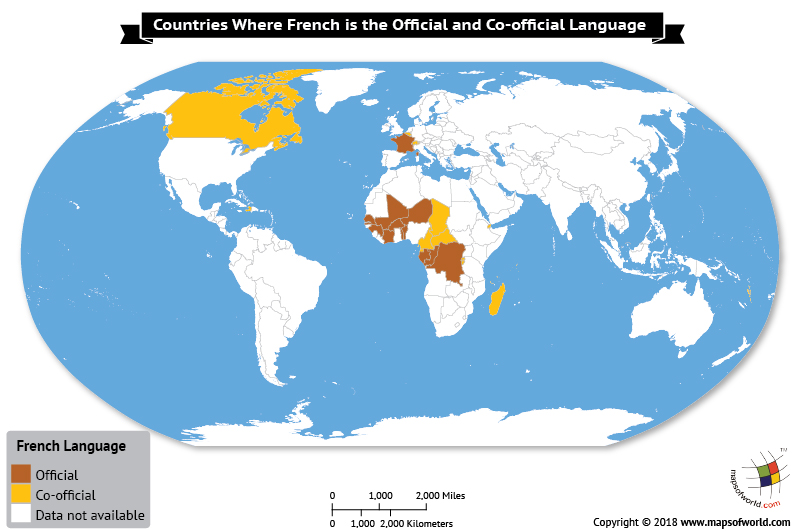 Where is French an official language? Answers