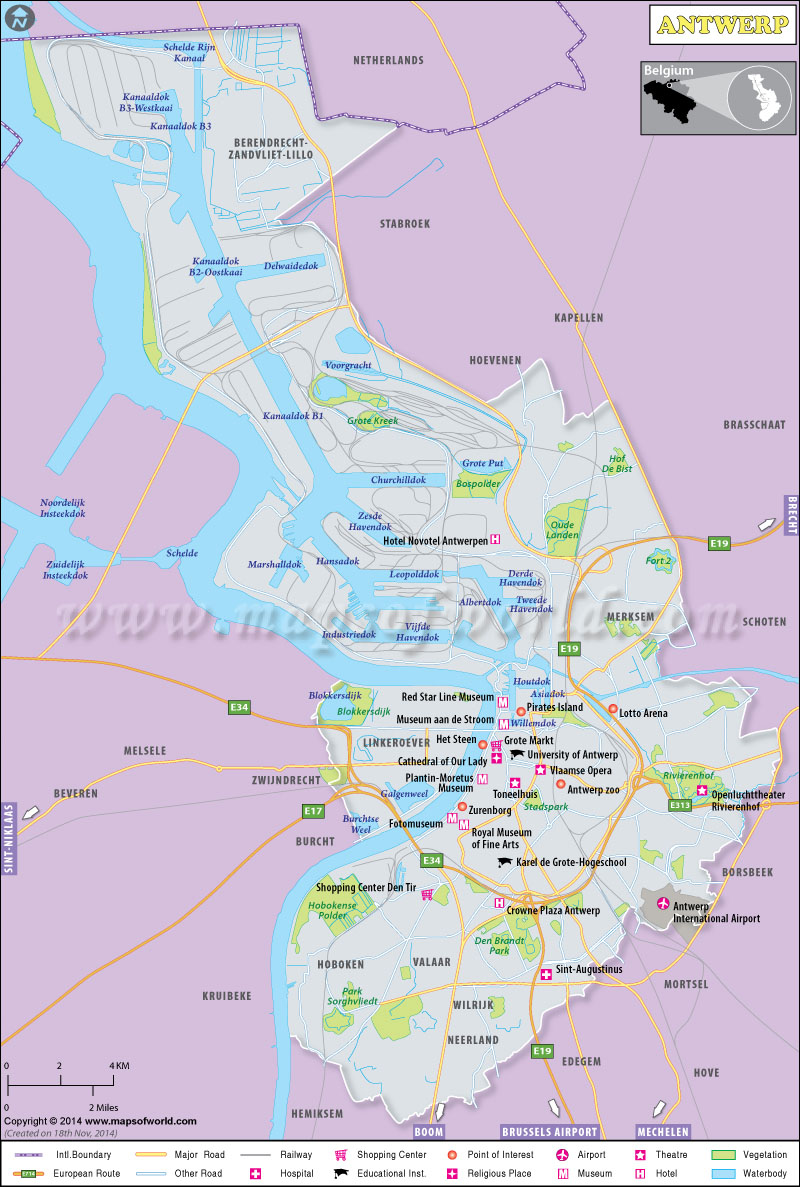Antwerp Map