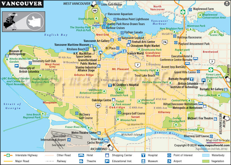 Vancouver Map