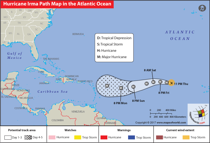America Map After Harvey And Irma Storm Irma Threatens the USA after Hurricane Harvey