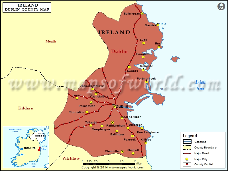 Map Of North County Dublin