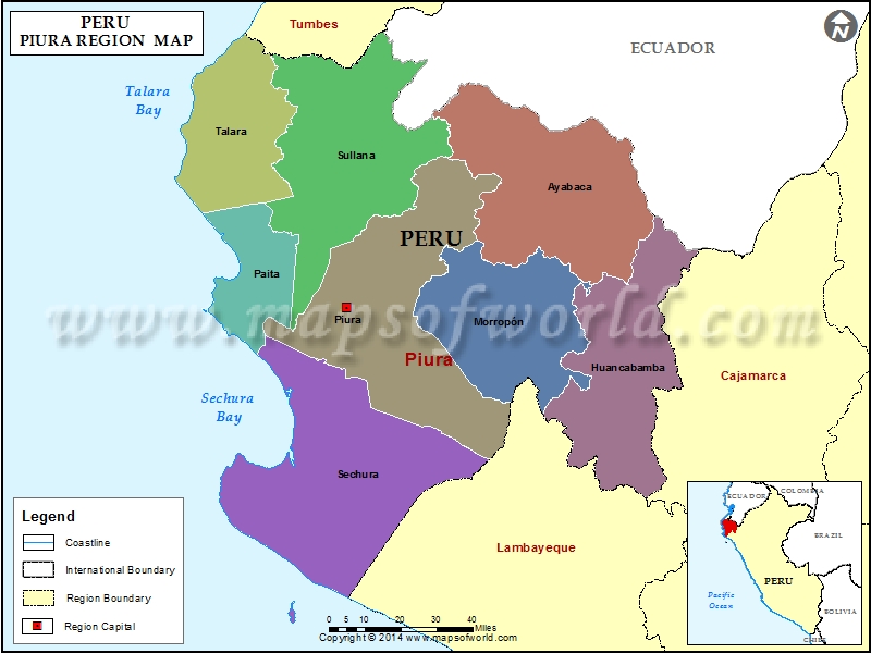 Piura Peru Map