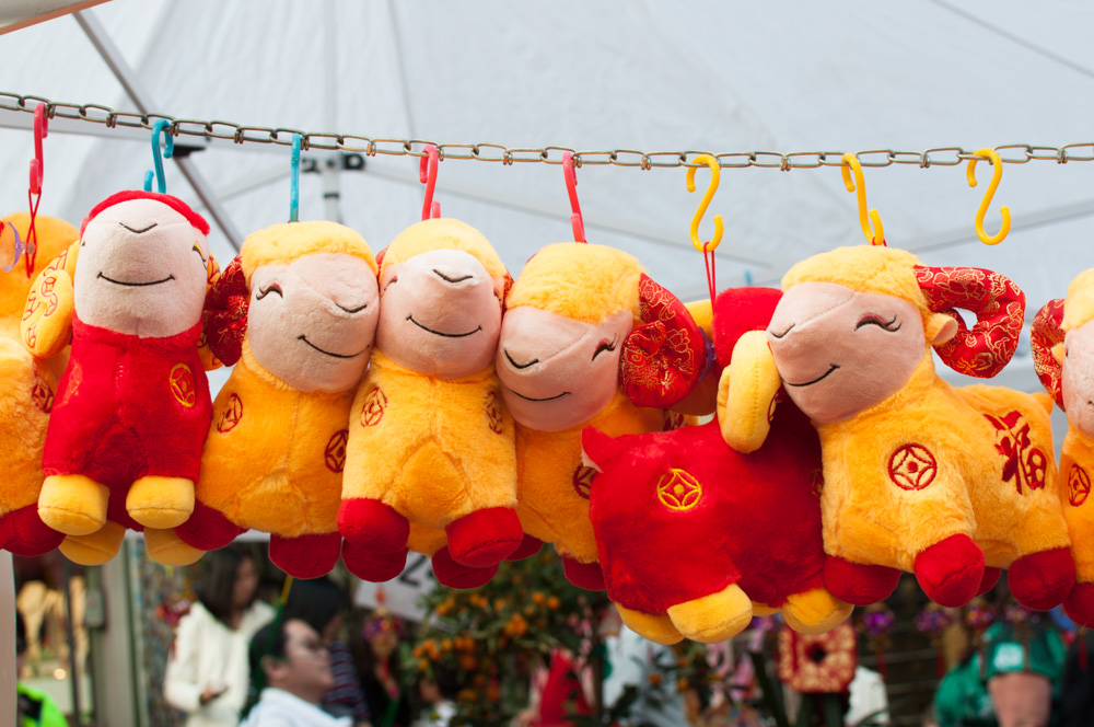Chinese New Year Flower Fair at Chinatown, San Francisco, California, USA