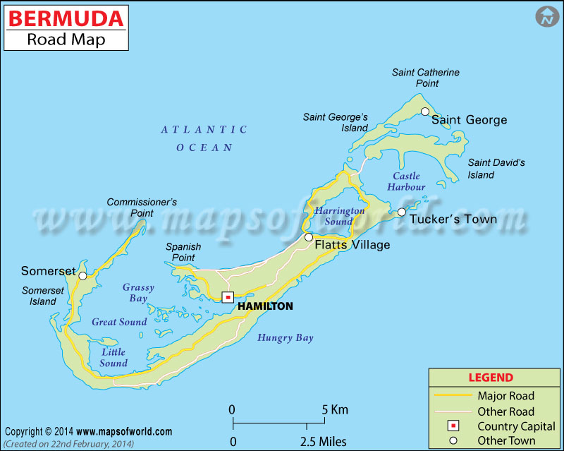 Bermuda Road Map