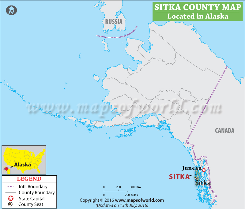 Sitka Alaska Map Where is Sitka