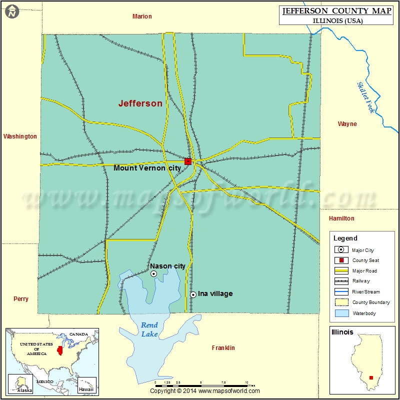 Jefferson County Il Gis Jefferson County Map, Illinois – Usa States