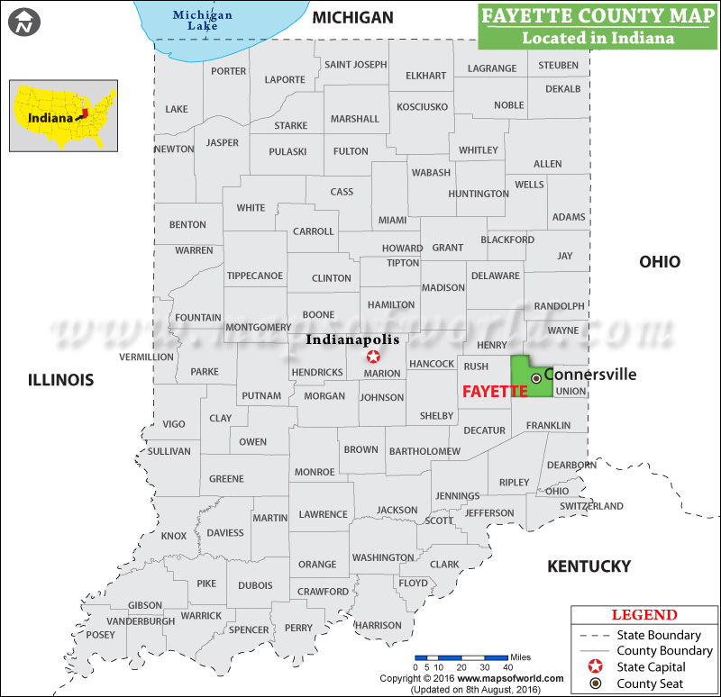 Fayette County Indiana Gis Fayette County Map, Indiana – Usa States