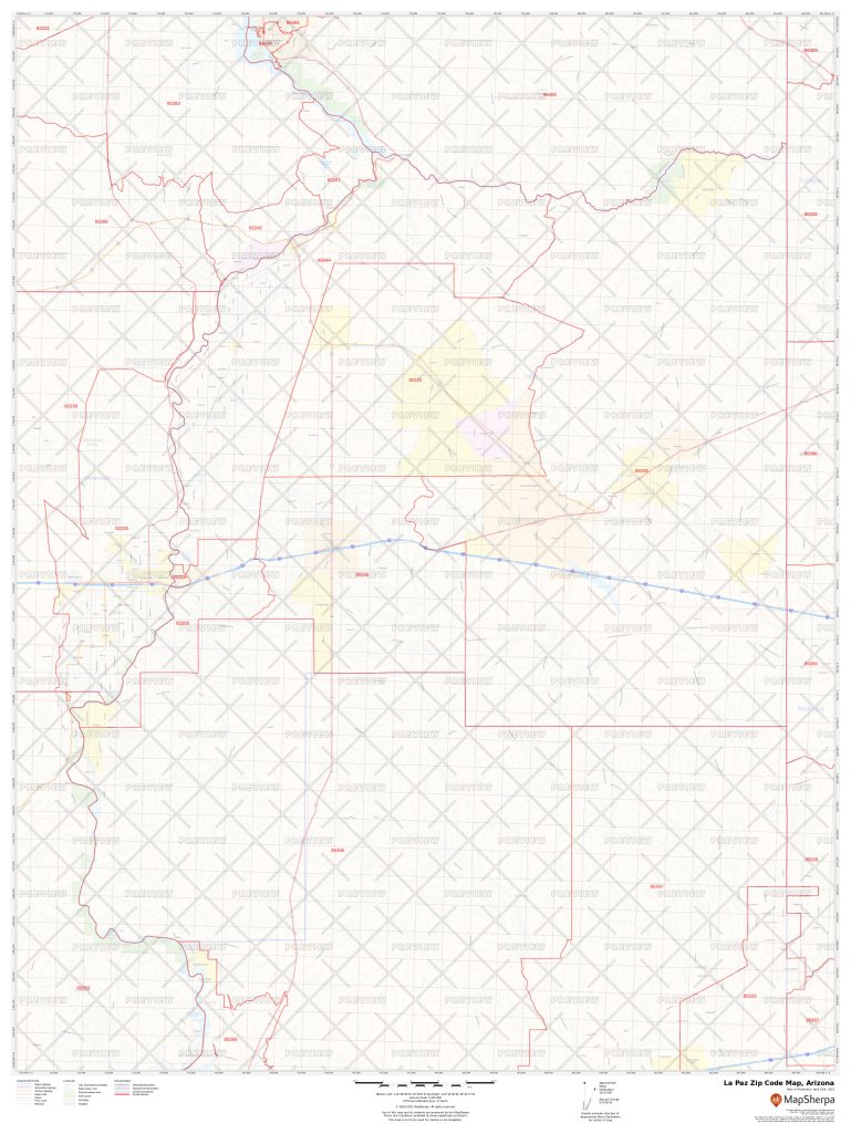 La Paz Zip Code Map, Arizona La Paz County Zip Codes
