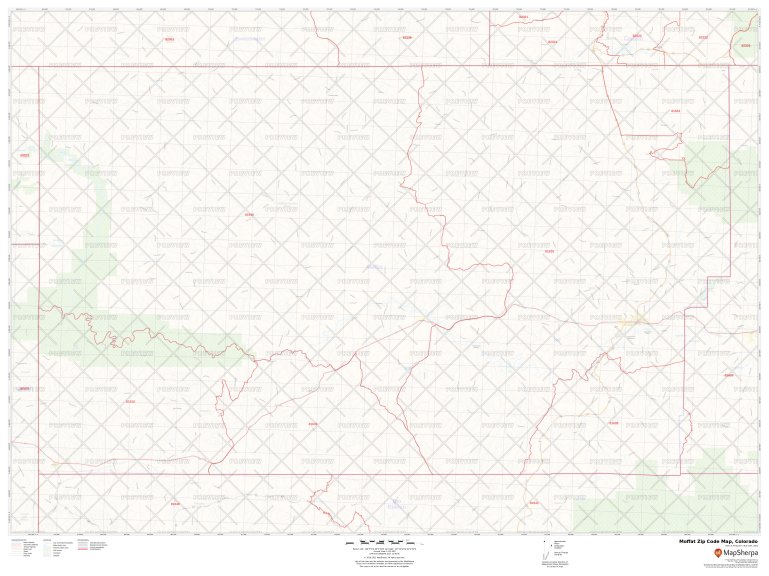 Moffat Zip Code Map, Colorado Moffat County Zip Codes